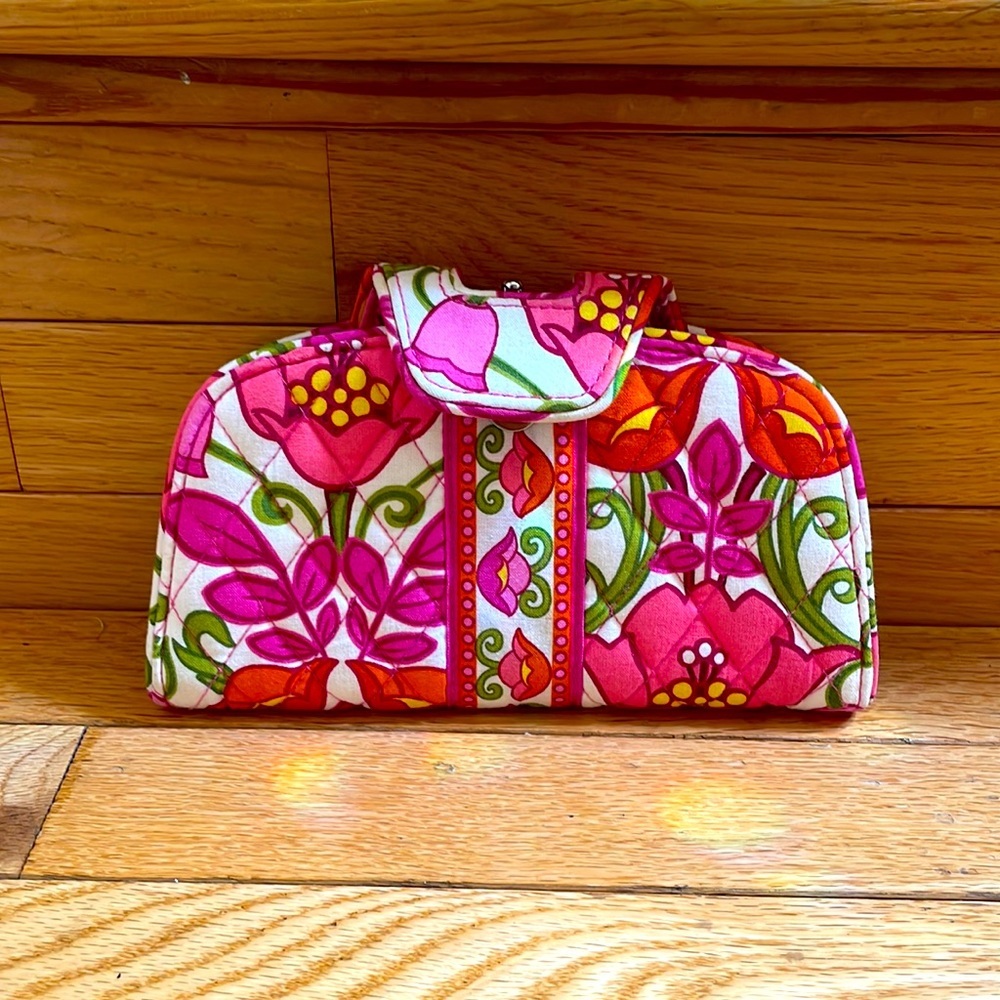 Pink Vera Bradley Multipocket Wristlet Wallet